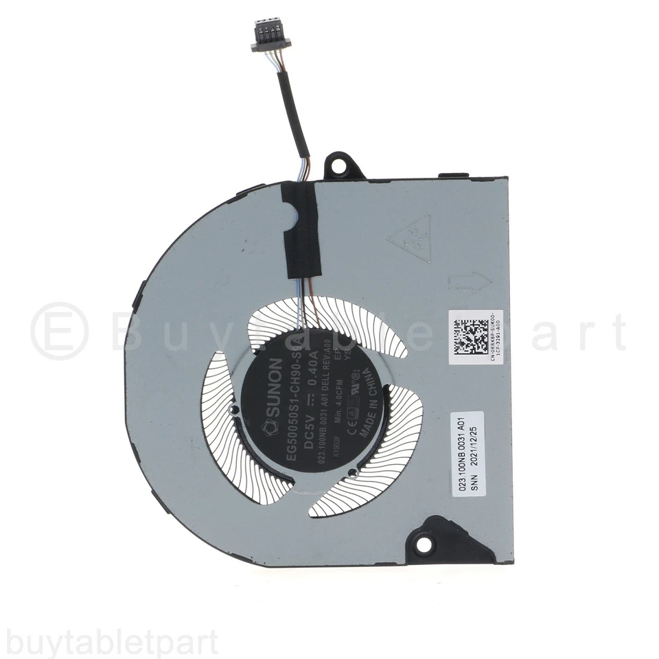 NEW CPU Cooling Fan For DELL Inspiron 14 5410 5415 7400 7415 0KRK6P 2-in-1 2021 - Image 4 of 4