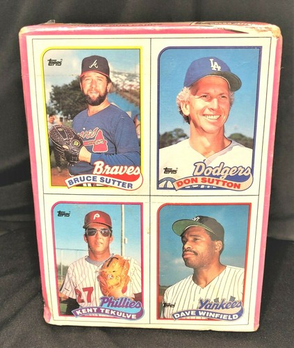 Vintage 1989 Topps BASEBALL "The Real ONE! "36 count sealed packs in Sealed Box - Picture 6 of 6