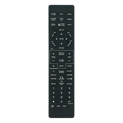 RMT-D241A Replace Remote for Sony DVD DVDR VCR RDR-VXD655 RDR-VX655 988511230