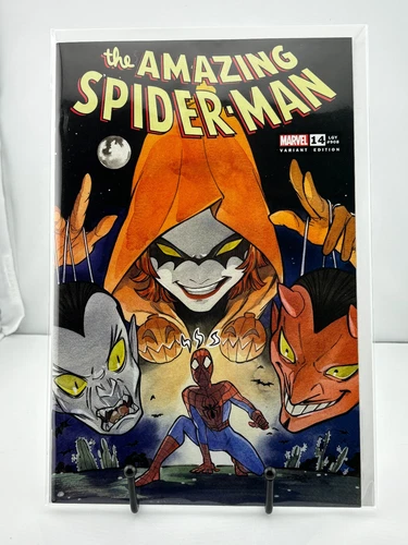 AMAZING SPIDER-MAN #14 - Peach MoMoKo Variant KEY - First Hallow's Eve - NM