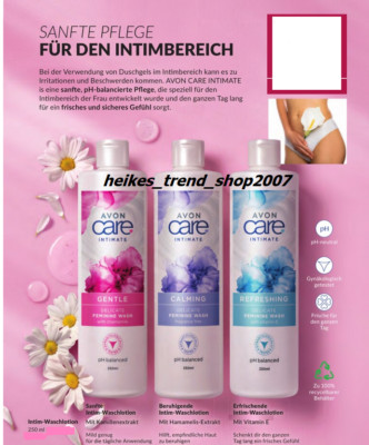 Avon Care Intimate sanfte Intim- Waschlotion 250 ml  zur Wahl  NEU