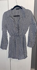 Pretty Little Thing checked shirt dress. Size 10 . £10, but open to offersÂ