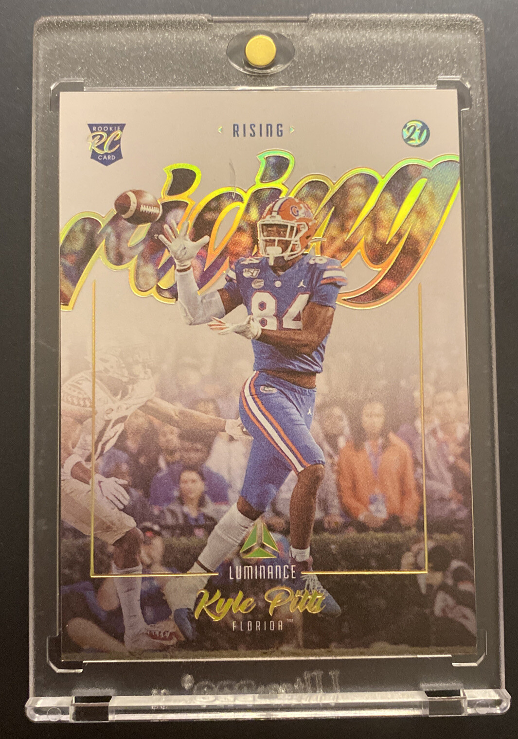 2021 Luminance Football Kyle Pitts Rising SSP Rare Case Hit Florida