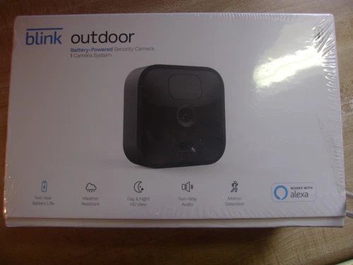 BLINK OUTDOOR 1 CAMERA SYSTEM - NEW in a never opened box.  SUPER GOOD VALUE !!!