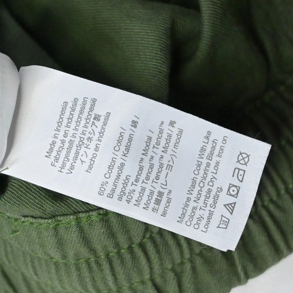 Pantalones de chándal para mujer J.CREW 14 verde Ba130 ligeros de sarga de algodón Foto 4 de 4