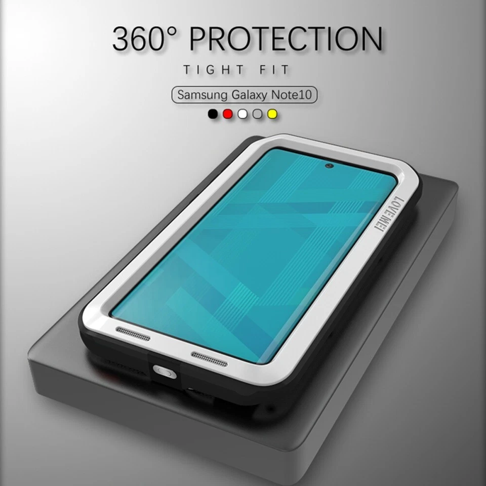 Funda protectora de metal resistente a prueba de golpes para Samsung S24/S23/S22/S21/S20/S10 Foto 2 de 4
