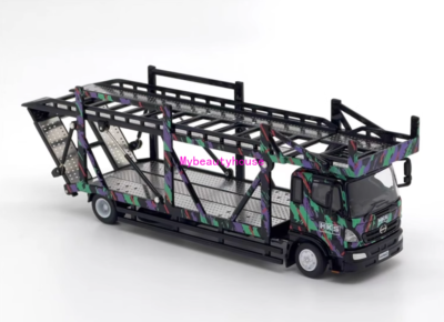 1:64 UM 500 HINO Ranger Double Transport Truck Model Diecast Metal