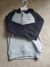 NWT Boys Sweater Hoodie Size 4 Levi's GRAY and BLACK