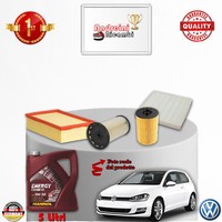 Inspektionskit Filter + ÖL VW Golf VII 2.0 Tdi 110KW 150CV Von 2012->