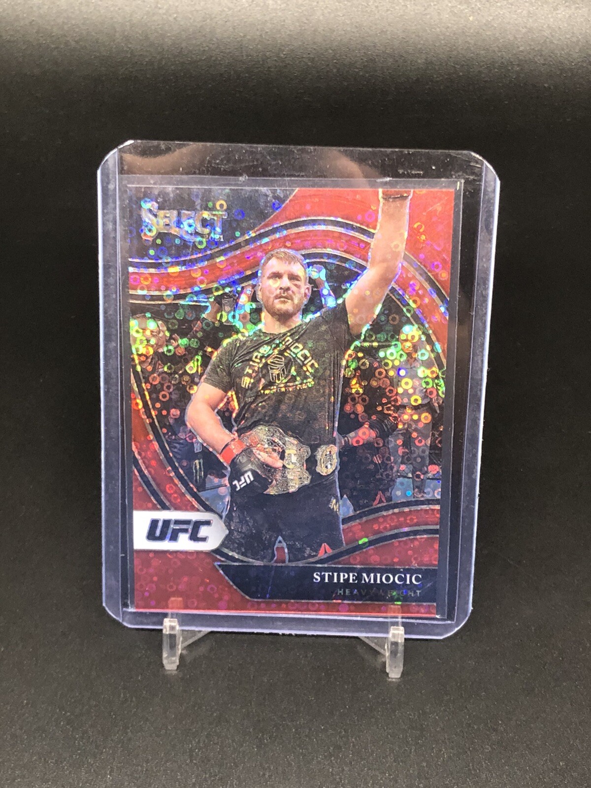 2021 Select UFC Stipe Miocic Octagonside Red Disco 170/199