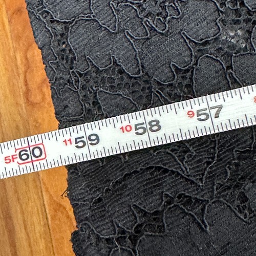 Aidan by Aidan Mattox Black Liquid Satin Lace Gown Sz 8 Spaghetti Empire Waist - Picture 21 of 24