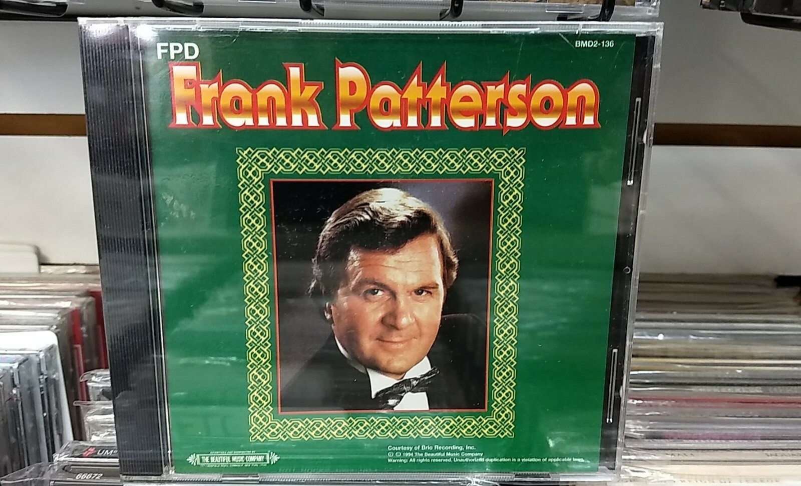 ФРЭНК ПАТТЕРСОН - S/T - CD НОВЫЙ/ЗАПЕЧАТАННЫЙ С БЕСПЛАТНОЙ ДОСТАВКОЙ 