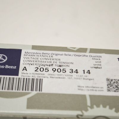 NEW MERCEDES-BENZ E W213 VOLTAGE CONVERTER A2059053414 ORIGINAL