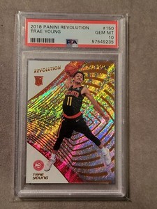 Trae Young Rookie RC 2018 Panini Revolution #150 Atlanta Hawks PSA 10 GEM MINT