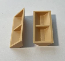 Cabinet Glue Blocks  1-7/8”x7/8”x3/8” Beige Hughes Supply H-0432 Pack Of 12