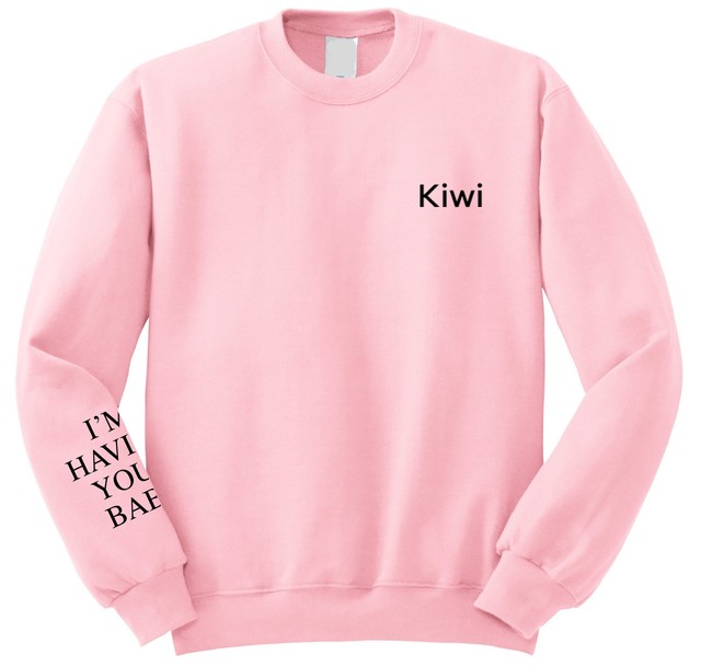 harry styles kiwi sweatshirt yellow