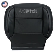 2015, 2016 Chevy Tahoe LTZ Driver Side Bottom Perforated Vinyl Seat Cover Black