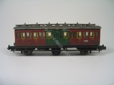 20) Modelleisenbahn Arnold - N 3052 Personenwagen Langenschwalbacher Bauart OVP