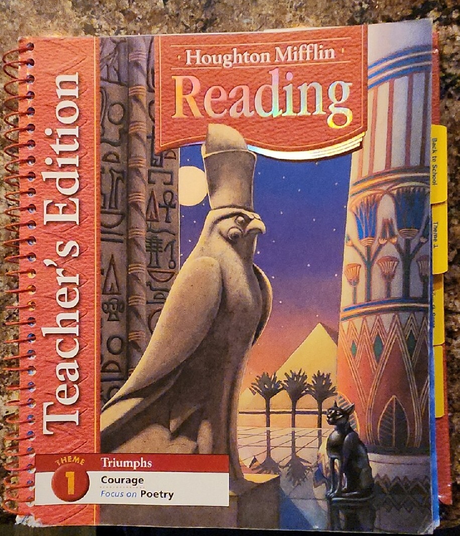 洋書 Houghton Mifflin Reading Houghton Mifflin Reading Teachers Edition Theme 1 Grade 6 Triumphs
