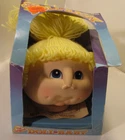 The Original Doll Baby Head Vintage 1984 Blonde Girl Ponytail Pre Cabbage Patch