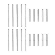 10pcs Watch Strap Tubes Pins 1.2mm Tube Dia 17mm Pin Length Stainless Steel