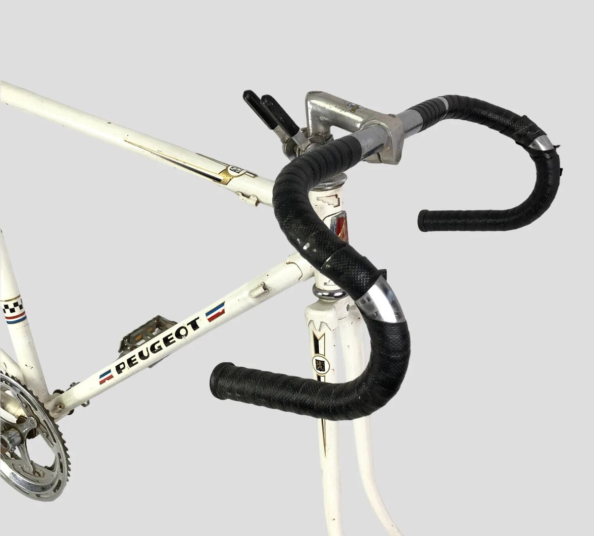 Peugeot 21 Inch Bike Bicycle Frame Forks Atax Handle Bars Lyotard