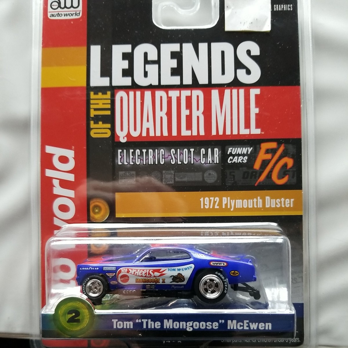 AW Legends Of The Quarter Mile, Tom “The Mongoose” McEwen Gear Slot Car