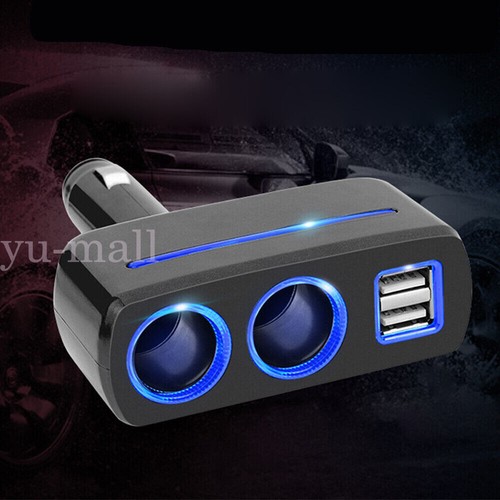 1x Car Charger Cigarette Lighter Double Power Adapter Socket Splitter Dual USB - Picture 8 of 15