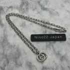 Gucci pendant necklace interlocking Gg logo sterling silver 925 No Box