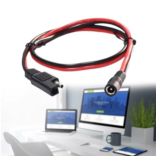 SAE to Female DC5.5x2.1mm Converter Cable for Motorcycle Power Cable 240W - Afbeelding 2 van 8
