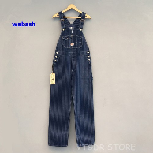 Wabash Striped Overalls Vintage 