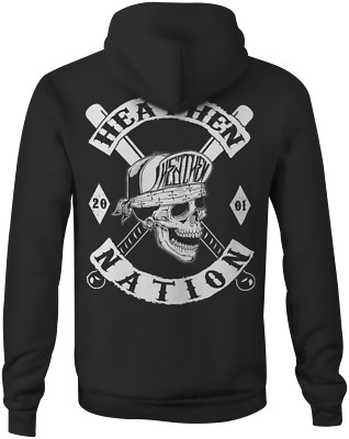 BRAND NEW Heathen HEATHEN NATION BLACK Hoodie SMALL-4XLARGE LIMITED EDITION