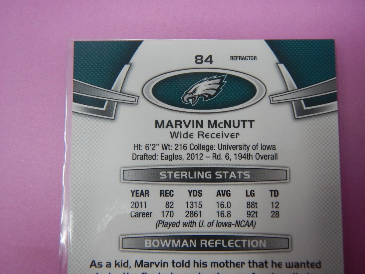 SMT2012 パンフレット 2012 Bowman Sterling Blue Refractor 83 / 99 Marvin McNutt #84