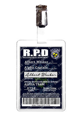 Resident Evil Albert Wesker Abzeichen STERNE Zombie Geschenk Cosplay Requisite Halloween