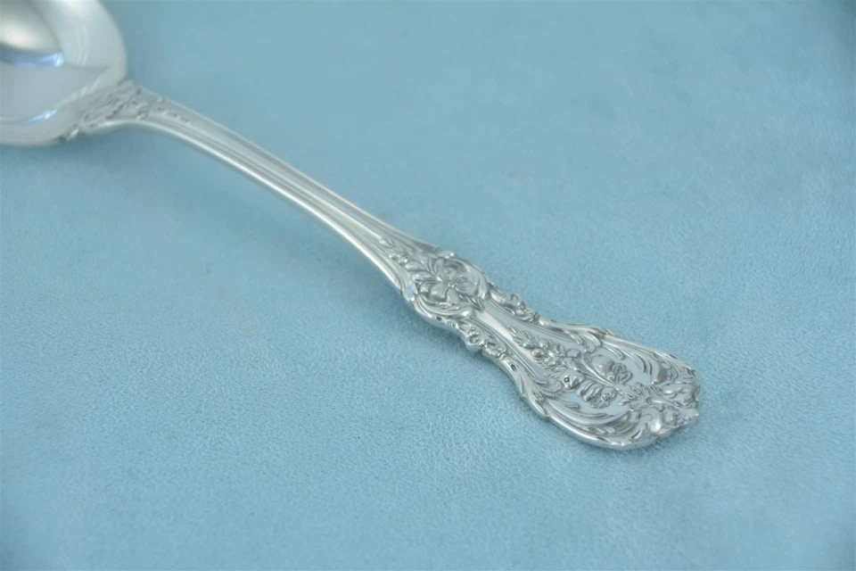 Cuchara sopera ovalada Reed & Barton Francis I Sterling 6-5/8" nueva marca sin monograma Foto 4 de 4
