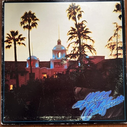 Eagles - Hotel California Vinyl LP - 1976 - w/ Poster - Asylum 7E-1084