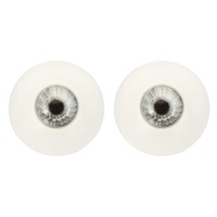 32Mm Puppenaugen,1 Paar Realistische Acrylaugen,Silber