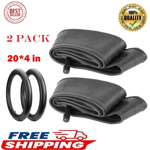 2 Pack 20x4 Fat Tire Bike Inner Tubes Valve For 20 Inch Ebike Electric