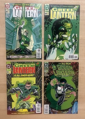 GREEN LANTERN # s 48 49 50 51, 1st Kyle Rayner Appearance, Parallax Set, DC 1994