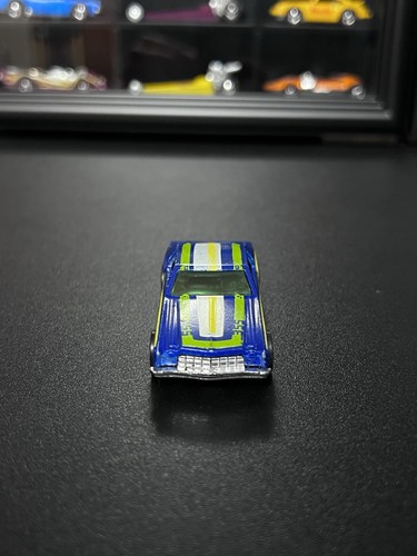 HOT WHEELS MONTE CARLO STOCKER 355 #38 BLUE / GREEN 1975 HONG KONG NICE - Picture 3 of 5