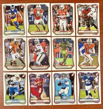 MIAMI HURRICANES 2026 Bowman 12 Card Lot - Darian Mensah Cam Ward Vaughn Moore
