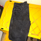 Regular Fit Straight Leg Black Denim Jeans Dark Wash red Kap — photo 1
