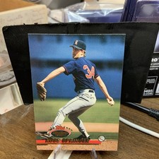 Russ Springer #736 1993 Topps Stadium Club California Angels Baseball Card MLB