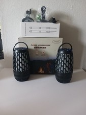 Two Piece Flame Atmosphere Bluetooth Speakers