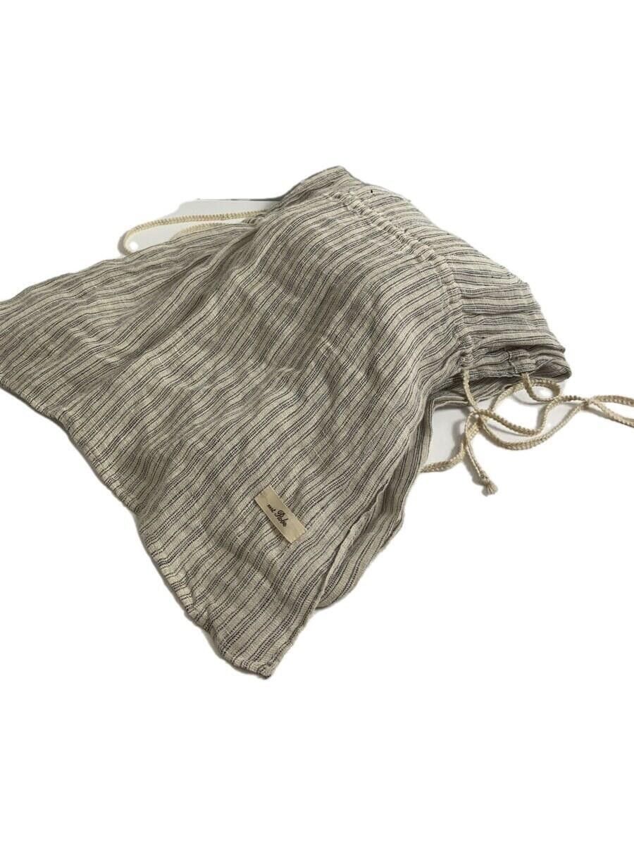 nest Robe Striped Wool Shawl/WHT/Size 56x178cm/