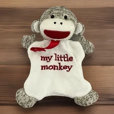 Baby Starters Sock Monkey Plush Paci Pacifier Holder Lovey MY LITTLE MONKEY