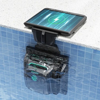 WYBOT S2 Solar Vision Poolroboter mit Solar + KI-Kamera Schwarz ''Gratis Versand''