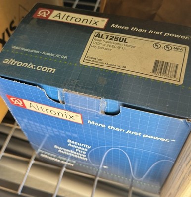 Altronix AL125UL Power Supply Charger 12VDC 2.5A CCTV Access Control NEW