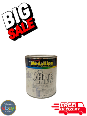 #ad Medallion Refinish System MRT 802 0 LS MedaWhite Toner Quart Automotive Paint $69.99
