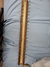 Vintage Dante American Walnut Tie Rack Hanger Closet Mid Century